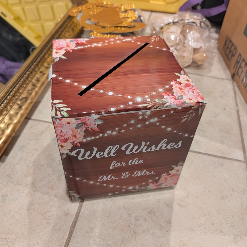 Floral Wedding Well Wishes Box